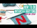 Intarsia Knitting Tutorial - Step by Step