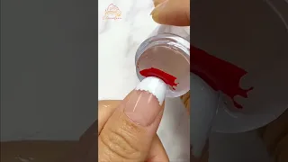 Easy Christmas nail idea