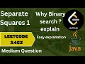 Leetcode 3453 Separate Squares 1 Simple explanation Step by step explain naive to optimal
