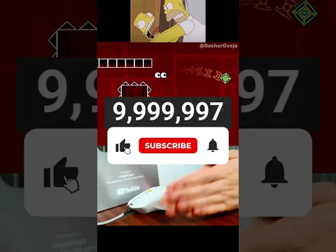 $10,000,000 Homer Let The Barts Out Ball Challenge in Geometry Dash! #shorts
