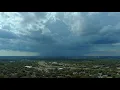Time-lapse of tornado warned storm in Cypress Tx 2021-08-12 - 4k 30 fps drone