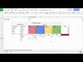 Google Sheets working with Advanced Functions and formatting