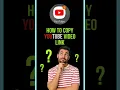 Download Lagu HOW TO COPY VIDEO LINK ON YOUTUBE. SEE FULL VIDEO. LINK IN COMMENTS SECTION \u0026 DESCRIPTION BOX #SHORT