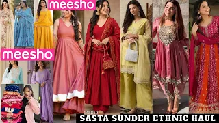 30 Meesho Huge *Trendy* Anarkali Suit Haul 😍|| Omg 😨 Internet Ke Sbse Viral Kpdo Ki Sasti Copy 🤪