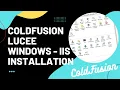 Install Lucee ColdFusion server on Windows