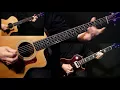 how to play "Two Of Us" on guitar by The Beatles | acoustic guitar lesson tutorial | DEMO