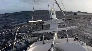 Ep 24, 1100Nm Solo Ocean Passage, Small Boat,, 2 Year Circumnavigation, Series Drogue, PART 8