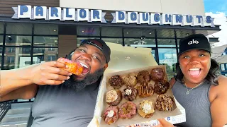 Trying EVERY Flavor Donut from Parlor Doughnuts