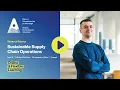 Master of Science in Sustainable Supply Chain Operations