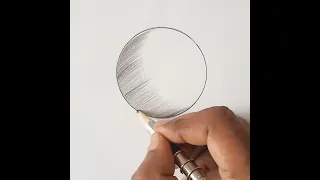 Shading Drawing How To Shade A Circle To Make It 3d Art Artist Drawing Shorts 