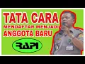 Download Lagu TATA CARA MENDAFTAR MENJADI ANGGOTA RAPI BARU