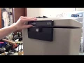 201 How to Open a Sentry 1170 with a Paper Clip