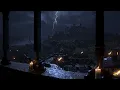 Download Lagu Wind Sounds For Sleeping | Thunderstorm Over A Medieval Castle | Medieval Ambience
