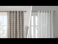 Madison Park Anaheim Cabin Plaid Curtain Window Thermal Insulated Fleece Lining