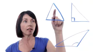 How to Classify Triangles - Acute Obtuse Right