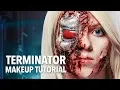 Terminator halloween makeup tutorial