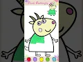 Aunty Goat Drawing and Coloring for Kids Toddlers Preschoolers