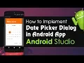 Android Studio - Tutorial How to Implement Date Picker Dialog in Android App