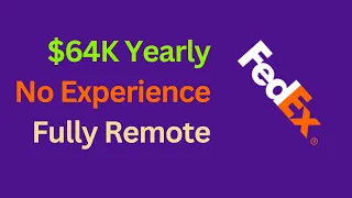 Remote Customer Support Job at FedEx 61K a Year No Experience Needed