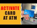 How to Activate a Chase Card at bank ATM