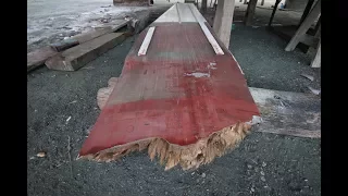 Building a daggerboard scarfing wood | Sailing Zingaro