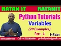 Python Tutorials Types of Variables Part-4 By Ratan sir