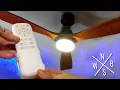 52 Wood Ceiling Fan w Light - Installation Review