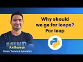Python Class-23 Loops For loop in Telugu