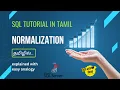 Normalization in SQL Normal Forms in SQL SQL in tamil Tech with Hema