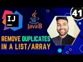 Remove Duplicates from a of Numbers Java8 Stream Tutorial