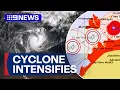 Cyclone Fina intensifies as it closes in on Darwin | 9 News Australia