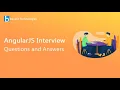 AngularJS Interview Questions and Answers with Practical Examples