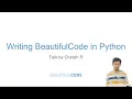 Writing BeautifulCode in Python by Chirath