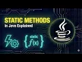 Static Methods in Java Explained Java Tutorial for Beginners Kannada