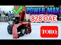 TORO POWER MAX 828 OAE 252cc Two Stage Snowblower