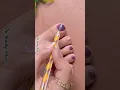 Easy toe nail art design