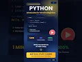Python Introduction 2026 What is Python Why You Should Learn It Python for Beginners