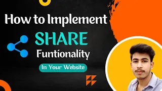 Share Button Functionality in Website using HTML CSS and JavaScript Arif Islam Web Developer
