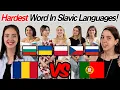 Download Lagu Romania VS Portugal Try To Pronounce The HARDEST Words In 5 Slavic Languages! Which one Is HARDEST?