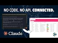 How to Connect Claude to a Database Softr tutorial