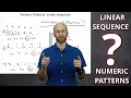 HOW to solve a LINEAR SEQUENCE in NUMERIC PATTERNS - Grade 8