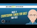 Coding a simple countdown timer in LiveCode for OBS