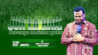 LIVE 16 11 2025 WENYE HAKI WATASTAWI KAMA MITENDE JANGWANI KUHANI MUSA 