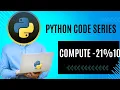 Python code series Python s Modulo Operator Computing - 21 10
