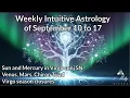 Download Lagu Wekelijkse intuïtieve astrologie van 10 tot 17 september ~ Zon Mercurius conj SN in Maagd, Hygeia...