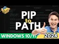 How to Add PIP to Path in Windows 2024 - Add PIP to Environment Variable