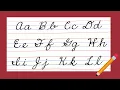 New American Cursive writing A to Z Small letters Capital letters Cursive handwriting EASY