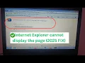 2025 FIX Internet Explorer cannot display the page - Diagnose connection problems in Windows 7