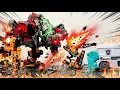 Devastators Combination transformers revenge of the fallen stopmotion recreation