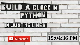 Clock In Python Tkinter Rahul Arya